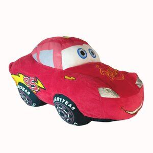 Disney Pixar Cars Lightning McQueen Plush Toy 95 Red Car Stuffed Pillow 15-Inche
